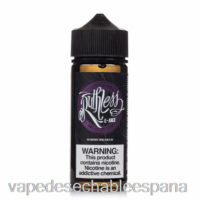 Vape Desechable Bebida De Uva España - Vapor Despiadado - 120ml 6mg